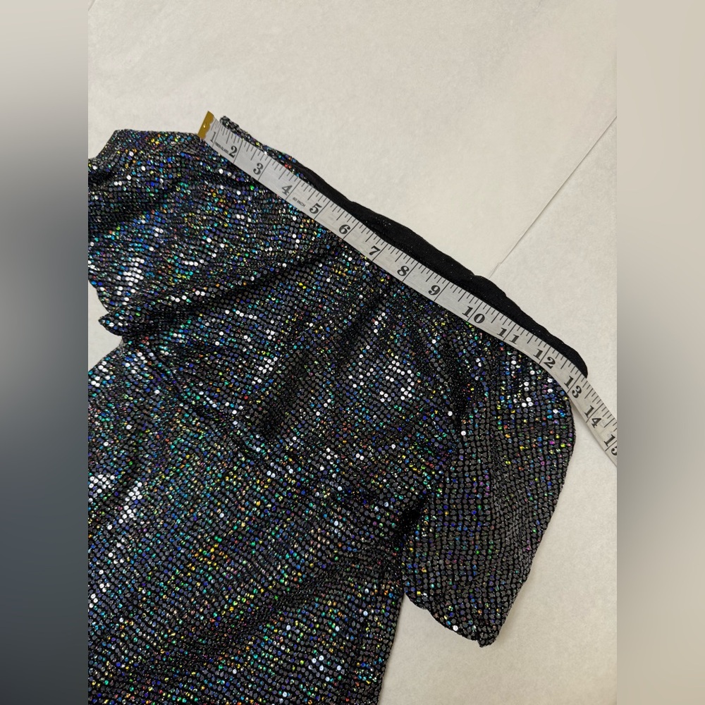 💥Fashion Nova 💥Iridescent Sequin Wide Leg Jumpsuit💥 - Picture 3 of 7